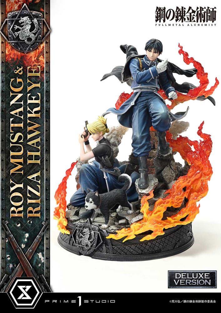 Fullmetal Alchemist Concept Masterline Statue 1/6 Roy Mustang &amp; Riza Hawkeye Deluxe Version 50 cm