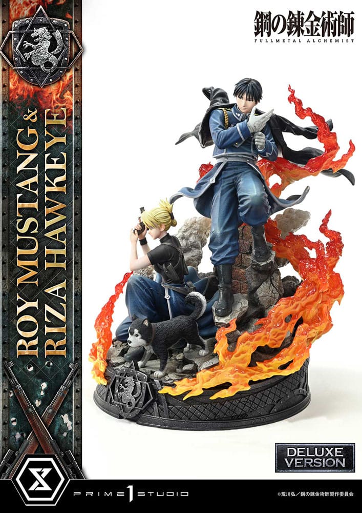 Fullmetal Alchemist Concept Masterline Statue 1/6 Roy Mustang &amp; Riza Hawkeye Deluxe Version 50 cm