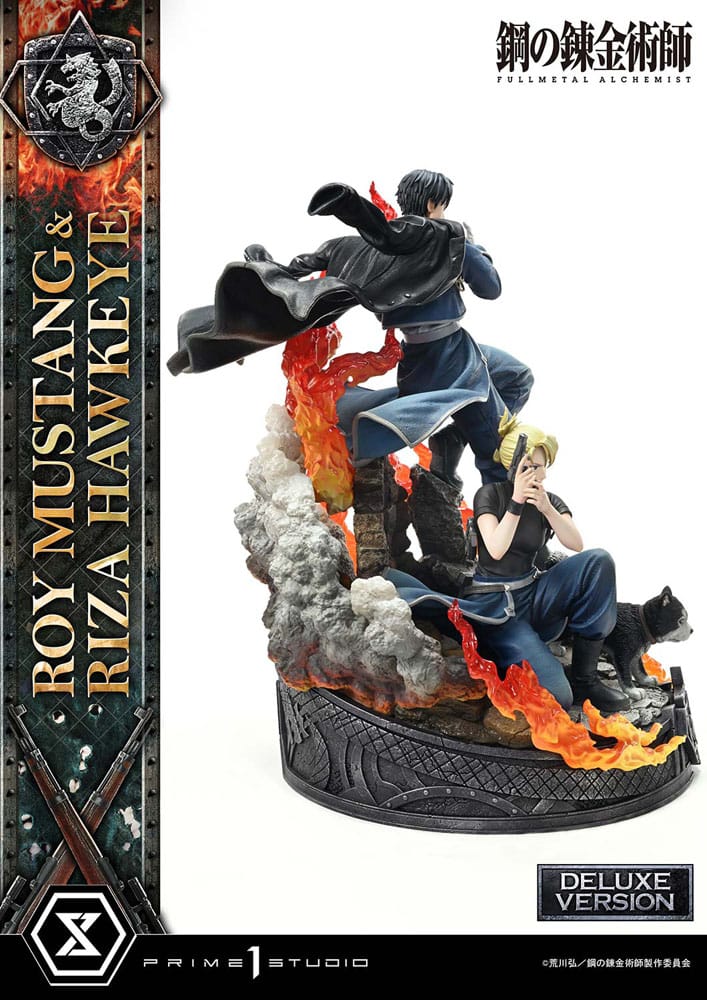 Fullmetal Alchemist Concept Masterline Statue 1/6 Roy Mustang &amp; Riza Hawkeye Deluxe Version 50 cm