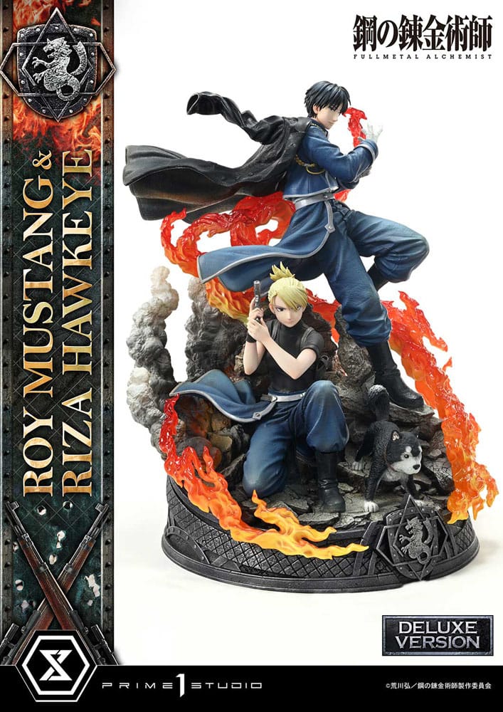 Fullmetal Alchemist Concept Masterline Statue 1/6 Roy Mustang &amp; Riza Hawkeye Deluxe Version 50 cm