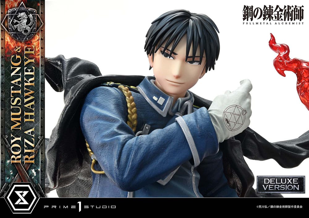 Fullmetal Alchemist Concept Masterline Statue 1/6 Roy Mustang &amp; Riza Hawkeye Deluxe Version 50 cm