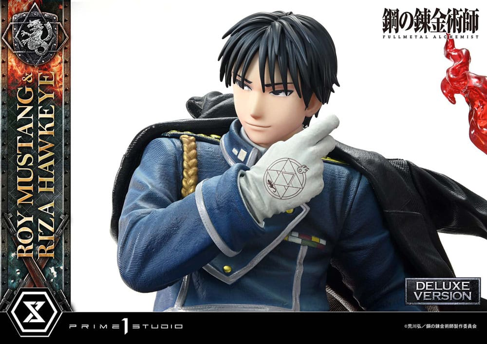 Fullmetal Alchemist Concept Masterline Statue 1/6 Roy Mustang &amp; Riza Hawkeye Deluxe Version 50 cm