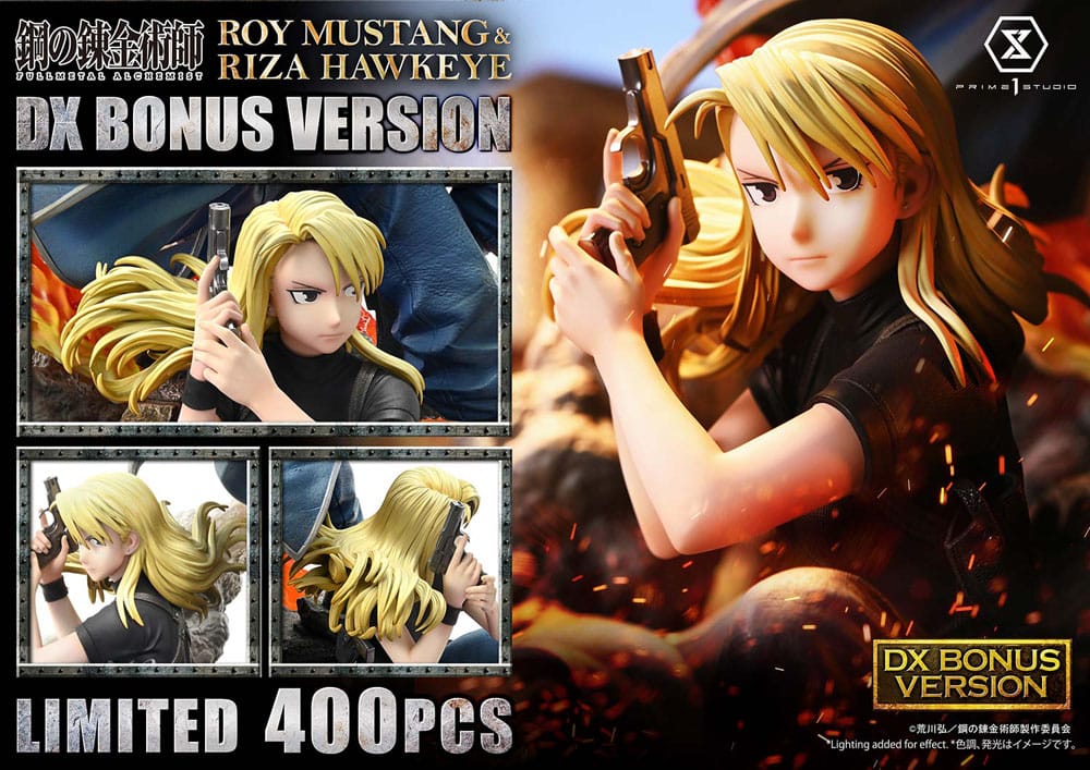 Fullmetal Alchemist Concept Masterline Statue 1/6 Roy Mustang &amp; Riza Hawkeye Deluxe Bonus Version 50 cm