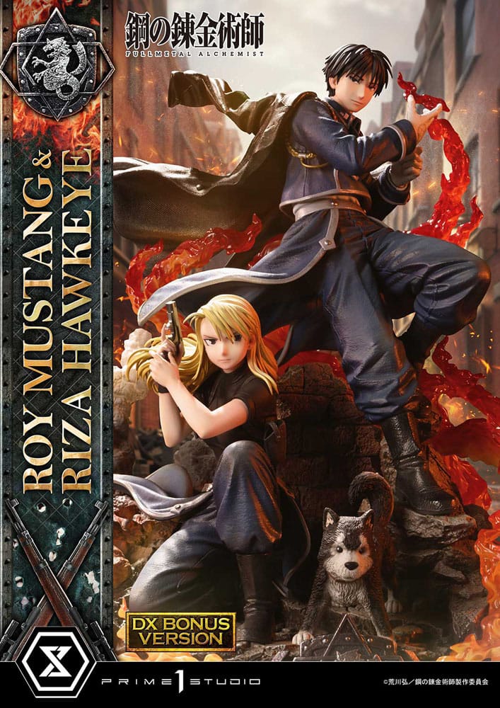 Fullmetal Alchemist Concept Masterline Statue 1/6 Roy Mustang &amp; Riza Hawkeye Deluxe Bonus Version 50 cm