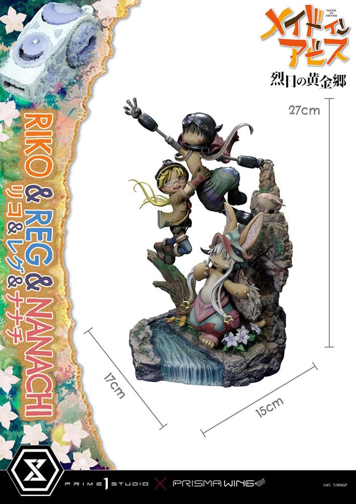 Made in Abyss Statue Riko, Reg & Manachi 27 cm