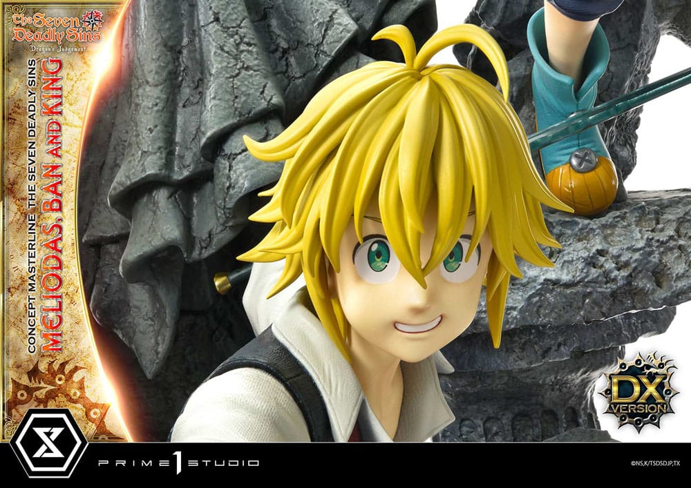 Seven Deadly Sins Concept Masterline Series Statue Meliodas, Ban and King Deluxe Version 55 cm