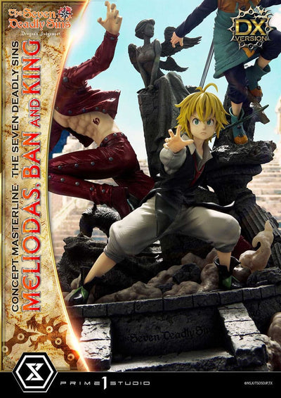 Seven Deadly Sins Concept Masterline Series Statue Meliodas, Ban and King Deluxe Version 55 cm