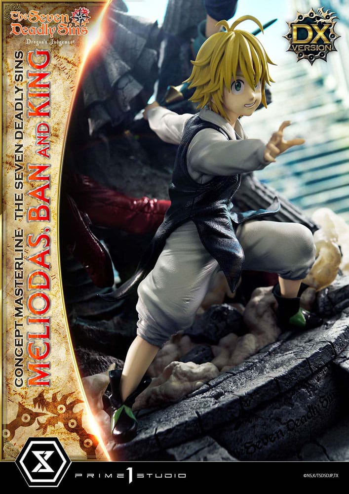 Seven Deadly Sins Concept Masterline Series Statue Meliodas, Ban and King Deluxe Version 55 cm