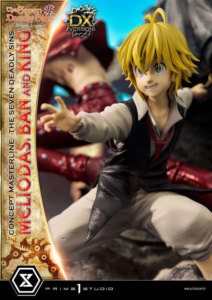 Seven Deadly Sins Concept Masterline Series Statue Meliodas, Ban and King Deluxe Version 55 cm