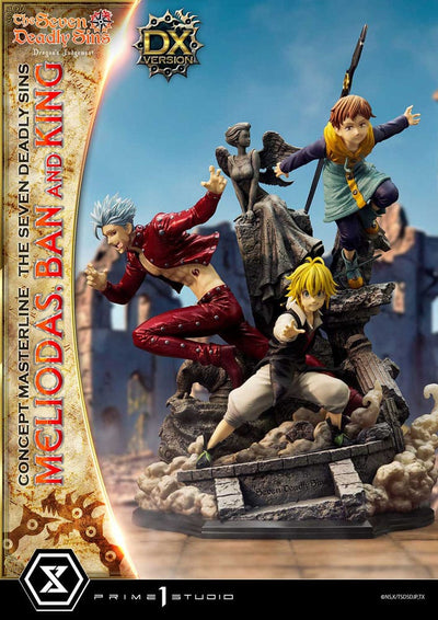 Seven Deadly Sins Concept Masterline Series Statue Meliodas, Ban and King Deluxe Bonus Version 55 cm