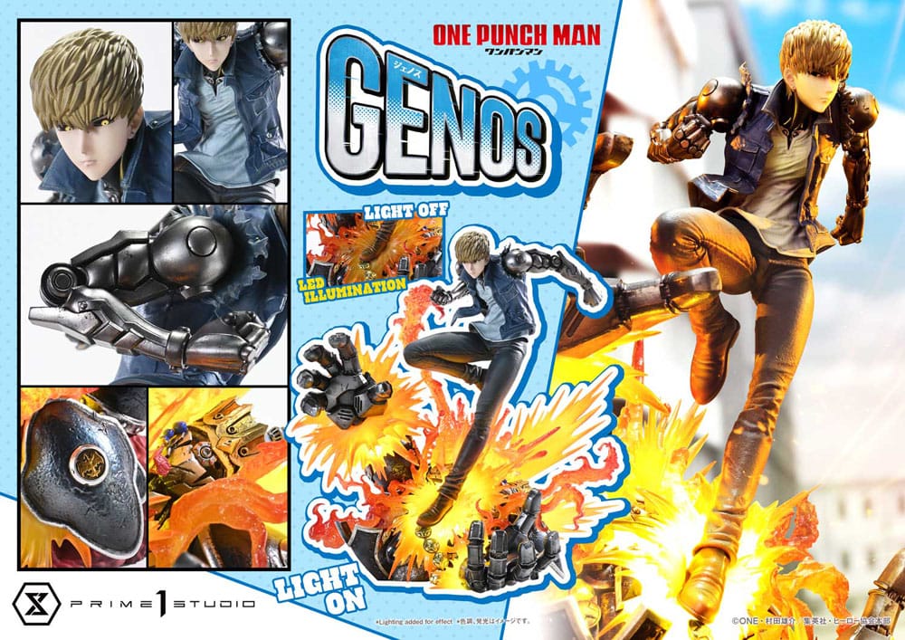 One Punch Man Concept Masterline Series Statue 1/6 Genos Bonus Ver. 33 cm