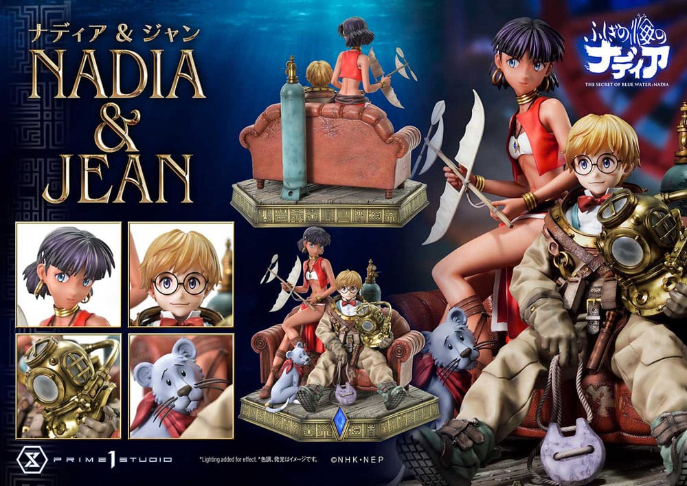 Nadia: The Secret of Blue Water Concept Masterline Series Statue 1/6 Nadia & Jean Bonus Ver. 35 cm