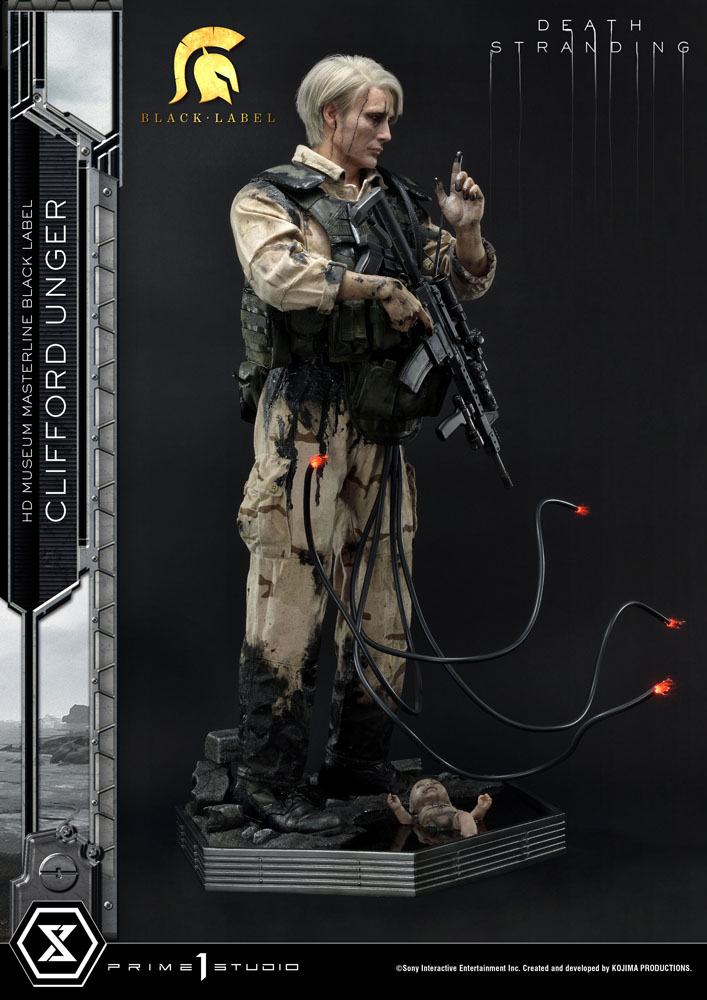 Death Stranding Statue 1/2 Clifford Unger Black Label 103 cm