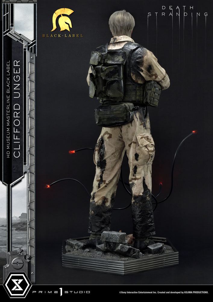 Death Stranding Statue 1/2 Clifford Unger Black Label 103 cm