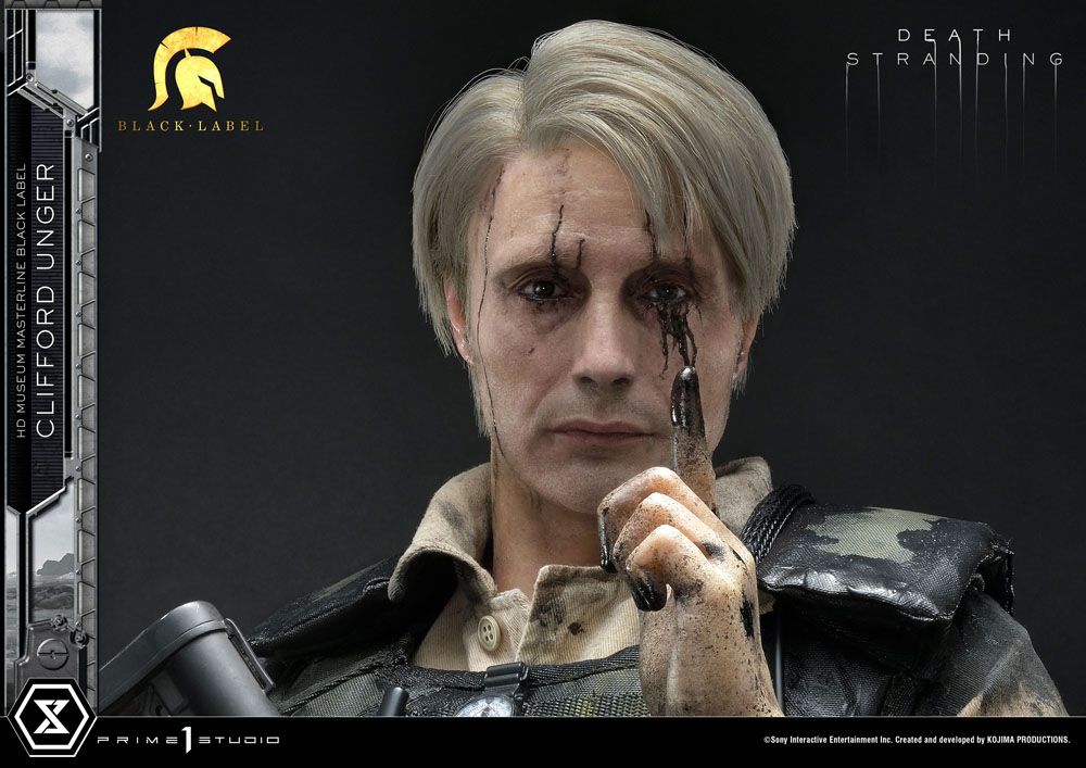 Death Stranding Statue 1/2 Clifford Unger Black Label 103 cm