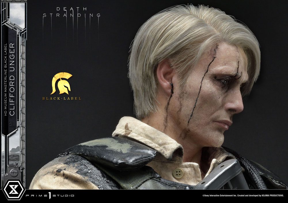 Death Stranding Statue 1/2 Clifford Unger Black Label 103 cm