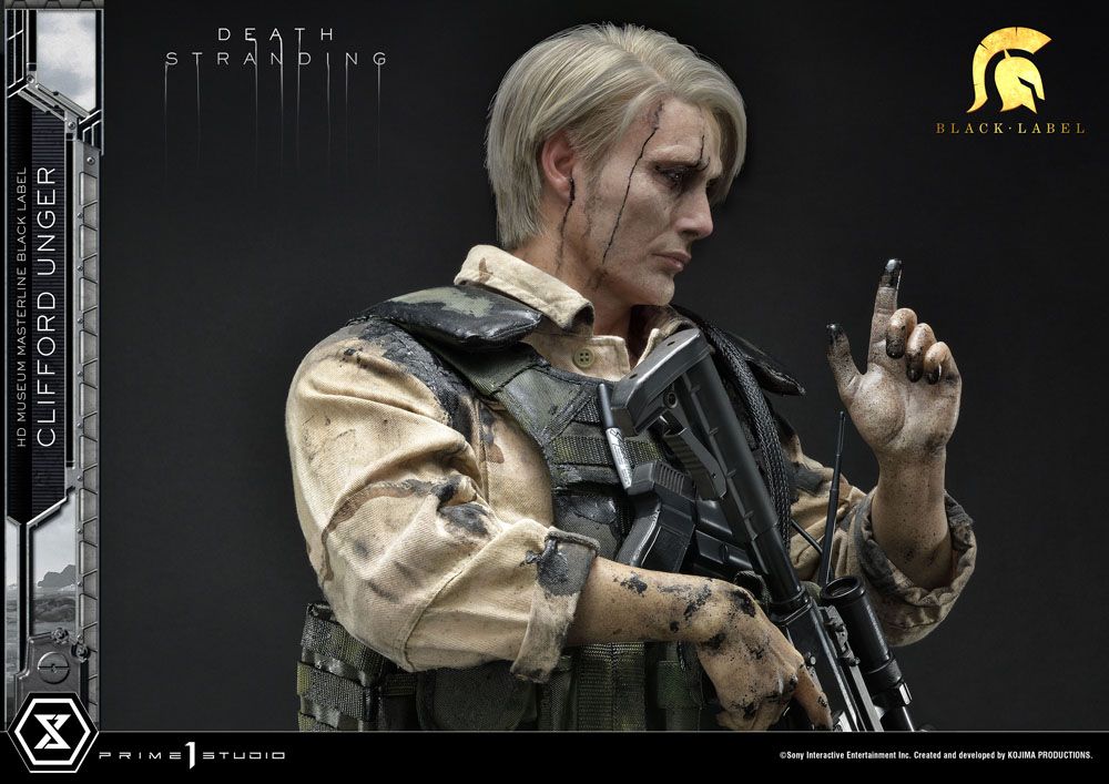 Death Stranding Statue 1/2 Clifford Unger Black Label 103 cm