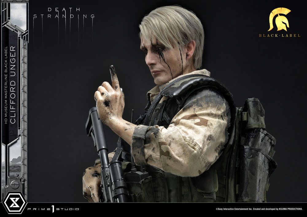 Death Stranding Statue 1/2 Clifford Unger Black Label 103 cm