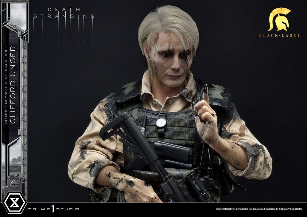 Death Stranding Statue 1/2 Clifford Unger Black Label 103 cm