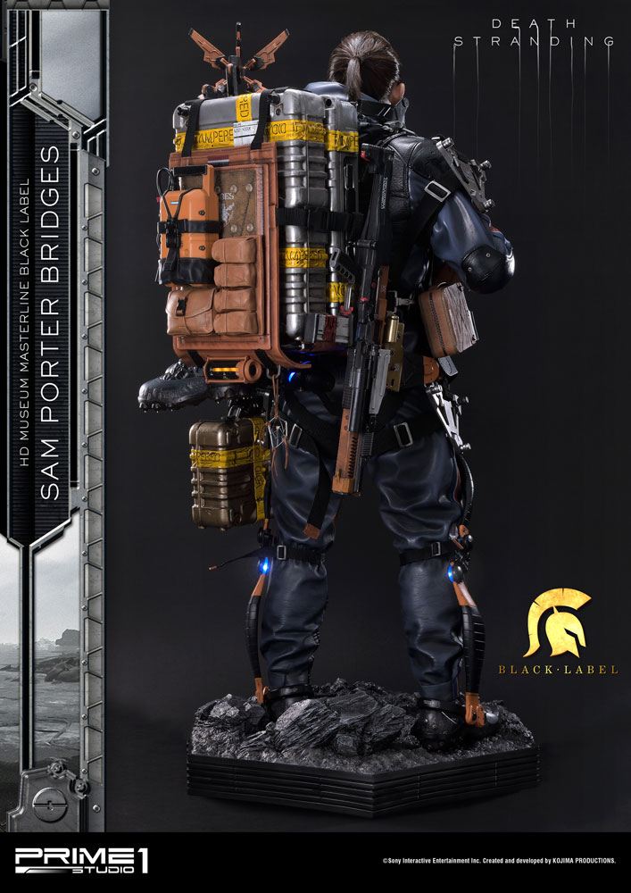 Death Stranding Statue 1/2 Sam Porter Bridges Black Label 106 cm