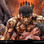 Berserk Ultimate Legacy Art Kentaro Miura Statue 1/4 Guts & Casca 72 cm