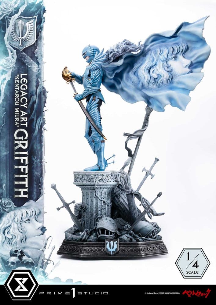 Berserk Legacy Art "Kentarou Miura" Statue 1/4 Griffith 93 cm