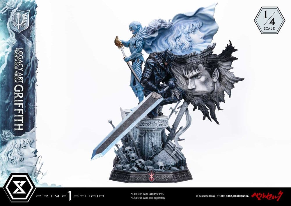 Berserk Legacy Art "Kentarou Miura" Statue 1/4 Griffith 93 cm