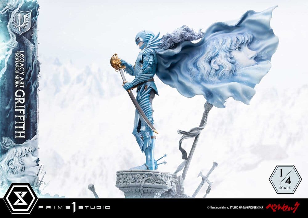 Berserk Legacy Art "Kentarou Miura" Statue 1/4 Griffith 93 cm