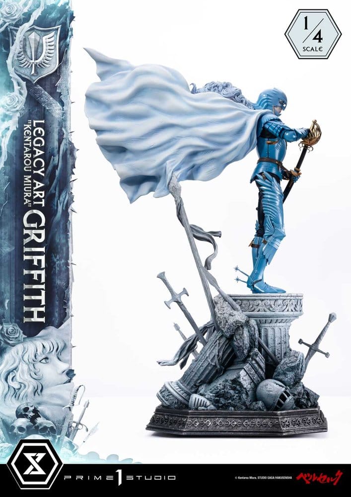 Berserk Legacy Art "Kentarou Miura" Statue 1/4 Griffith Bonus Version 93 cm