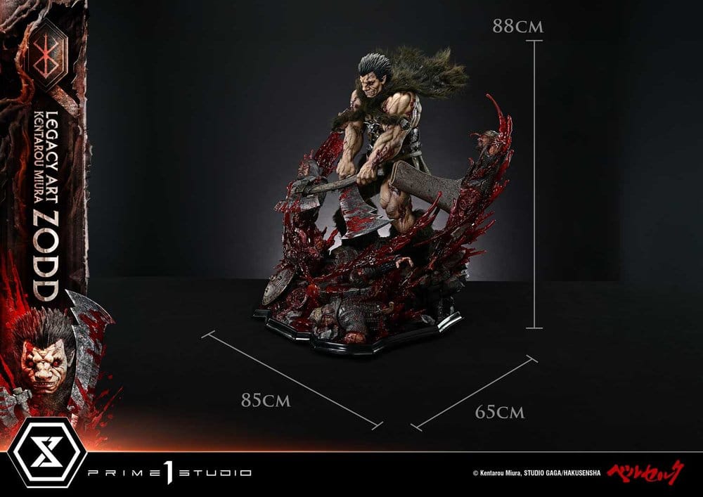 Berserk Legacy Art "Kentarou Miura" Statue 1/4 Zodd 88 cm