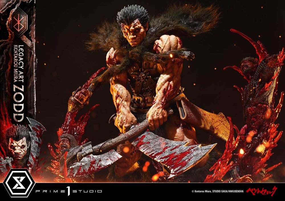 Berserk Legacy Art "Kentarou Miura" Statue 1/4 Zodd Deluxe Version 88 cm