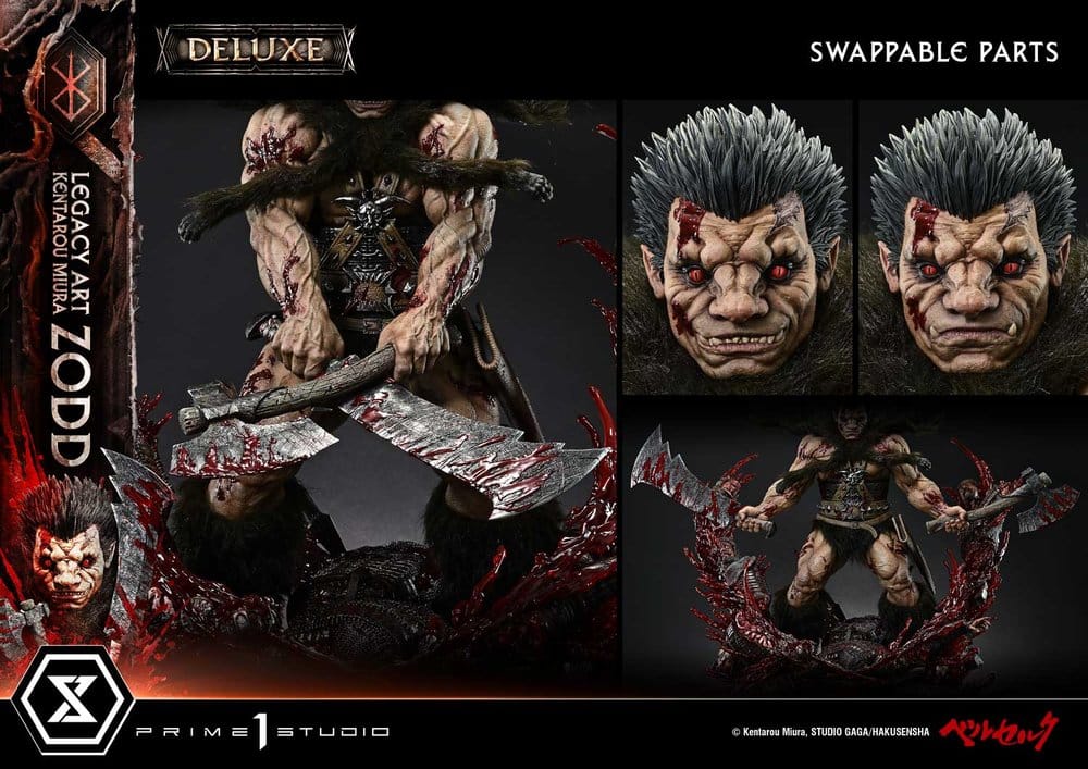 Berserk Legacy Art "Kentarou Miura" Statue 1/4 Zodd Deluxe Version 88 cm