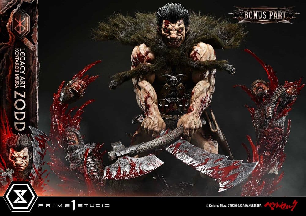 Berserk Legacy Art "Kentarou Miura" Statue 1/4 Zodd DX Bonus Version 88 cm