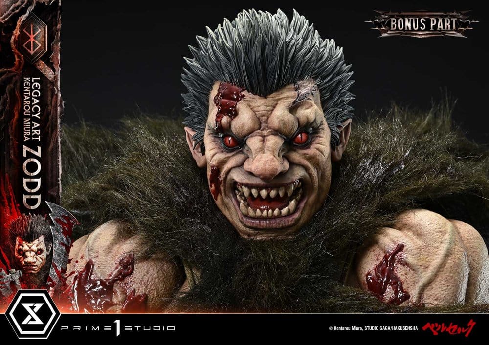 Berserk Legacy Art "Kentarou Miura" Statue 1/4 Zodd DX Bonus Version 88 cm