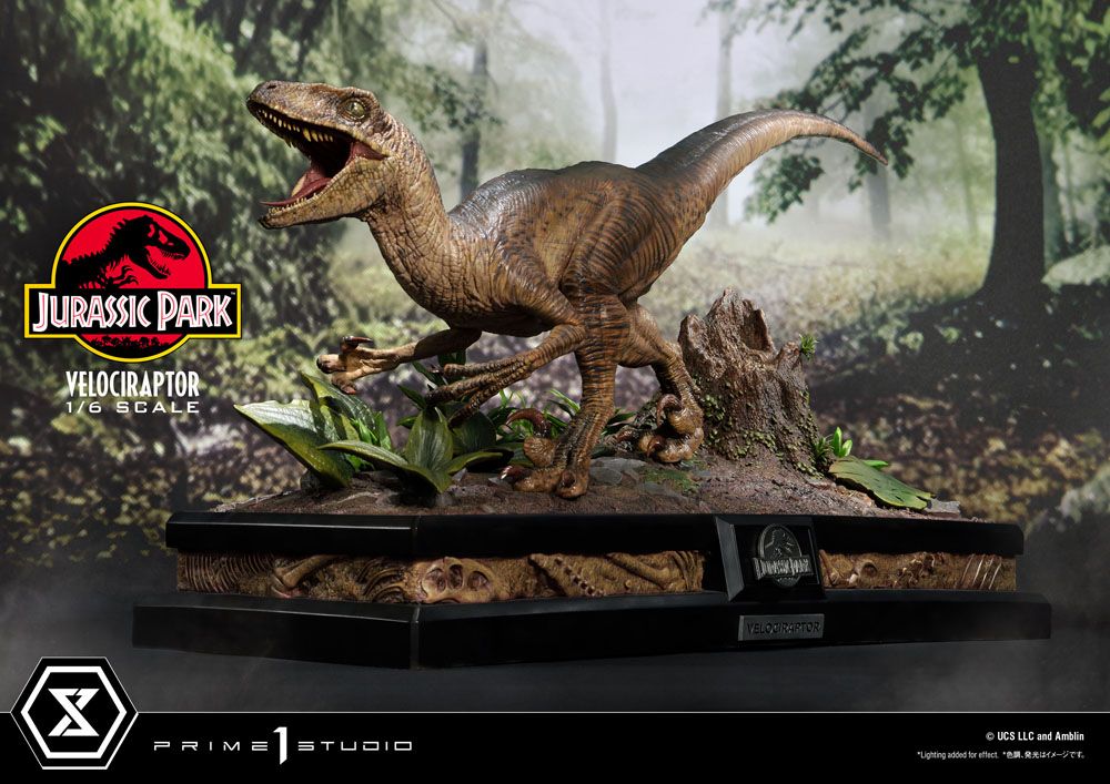 Jurassic Park Legacy Museum Collection Statue 1/6 Velociraptor Attack 38 cm