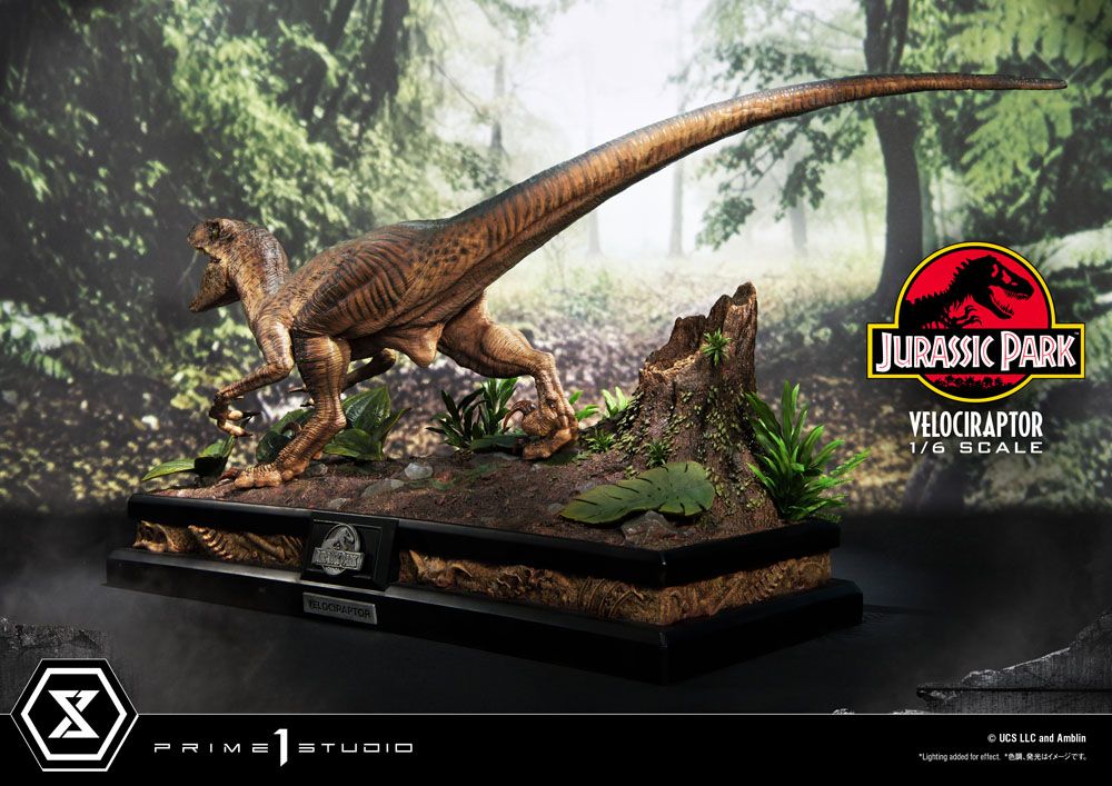 Jurassic Park Legacy Museum Collection Statue 1/6 Velociraptor Attack 38 cm