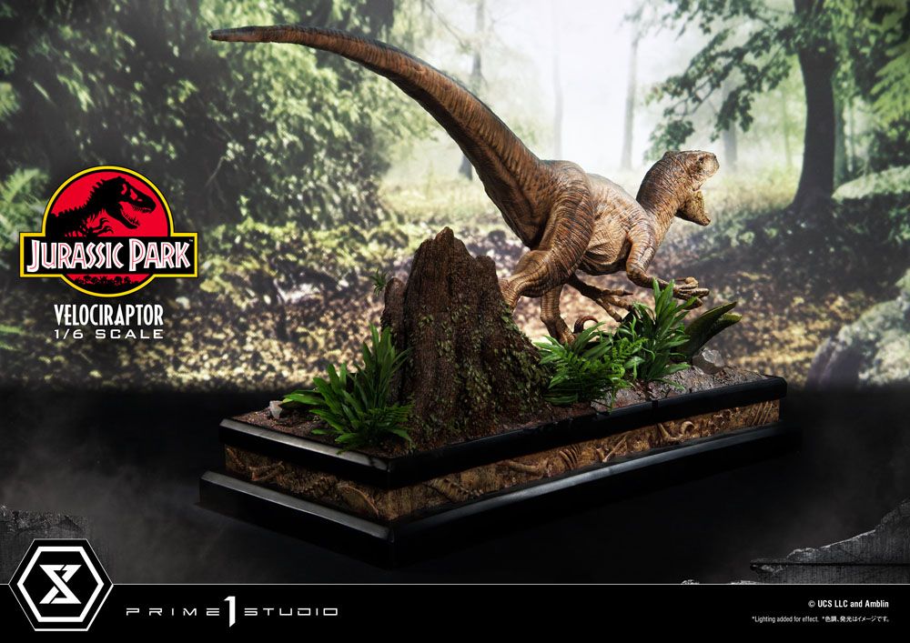 Jurassic Park Legacy Museum Collection Statue 1/6 Velociraptor Attack 38 cm