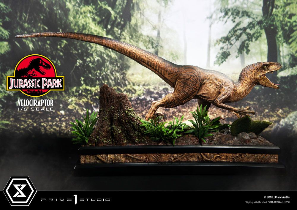 Jurassic Park Legacy Museum Collection Statue 1/6 Velociraptor Attack 38 cm