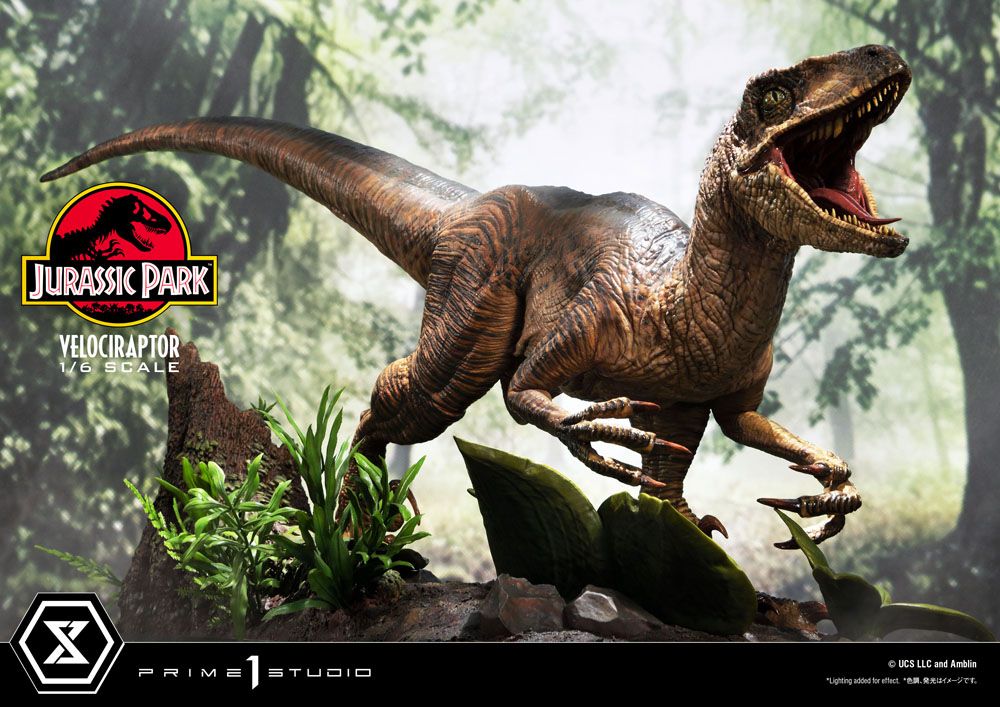 Jurassic Park Legacy Museum Collection Statue 1/6 Velociraptor Attack 38 cm