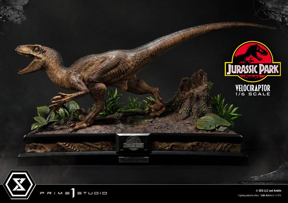 Jurassic Park Legacy Museum Collection Statue 1/6 Velociraptor Attack 38 cm