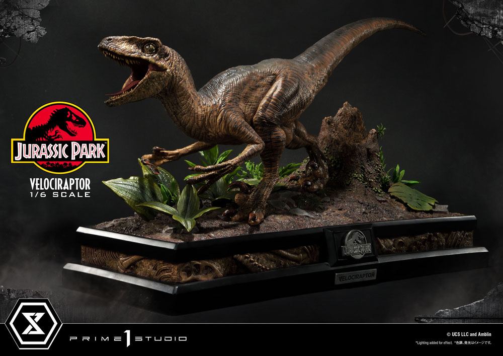 Jurassic Park Legacy Museum Collection Statue 1/6 Velociraptor Attack 38 cm