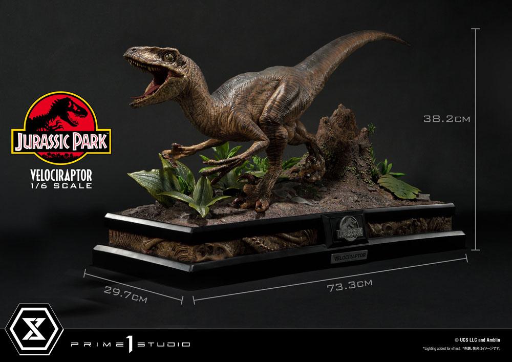 Jurassic Park Legacy Museum Collection Statue 1/6 Velociraptor Attack 38 cm