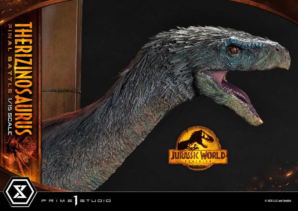 Jurassic World: Dominion Legacy Museum Collection Statue 1/15 Therizinosaurus Final Battle Regular Version 55 cm