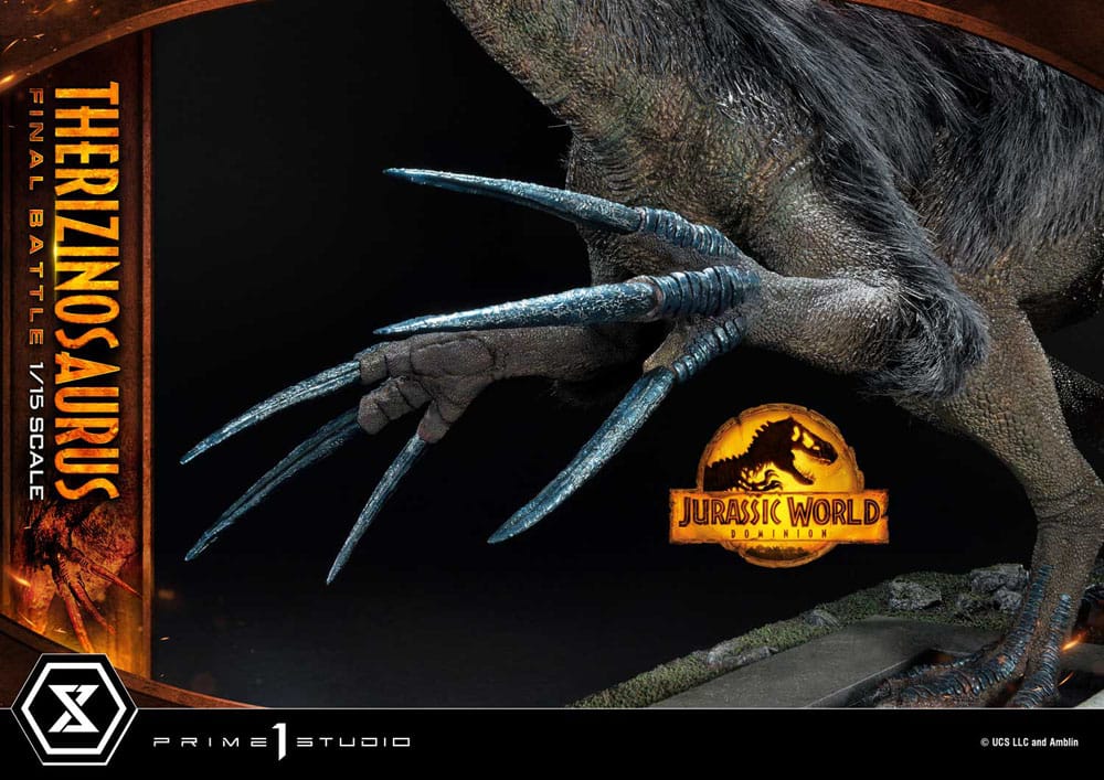 Jurassic World: Dominion Legacy Museum Collection Statue 1/15 Therizinosaurus Final Battle Regular Version 55 cm