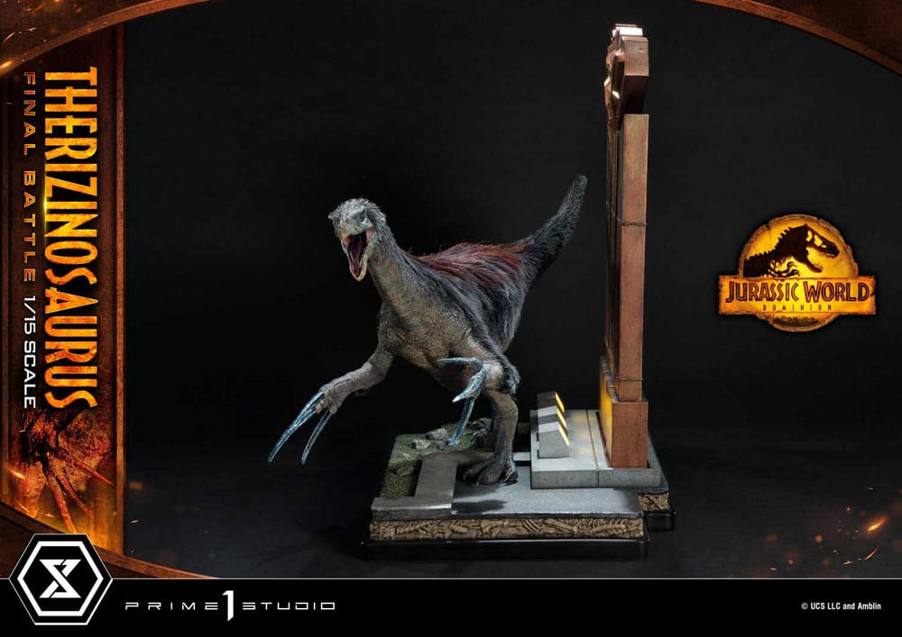 Jurassic World: Dominion Legacy Museum Collection Statue 1/15 Therizinosaurus Final Battle Bonus Version 55 cm