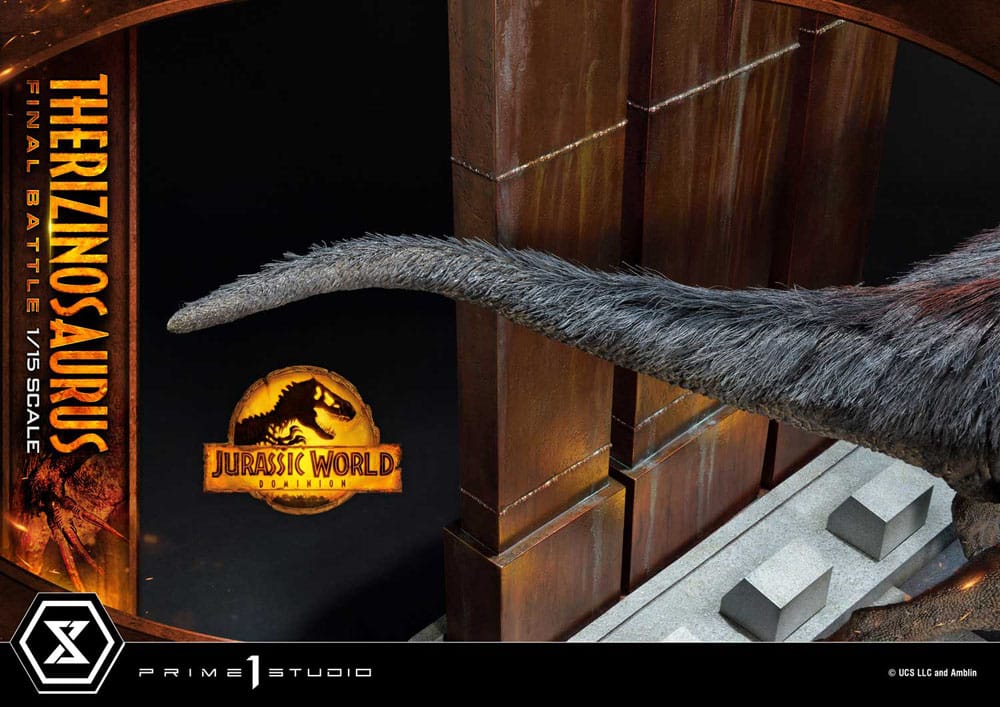 Jurassic World: Dominion Legacy Museum Collection Statue 1/15 Therizinosaurus Final Battle Bonus Version 55 cm