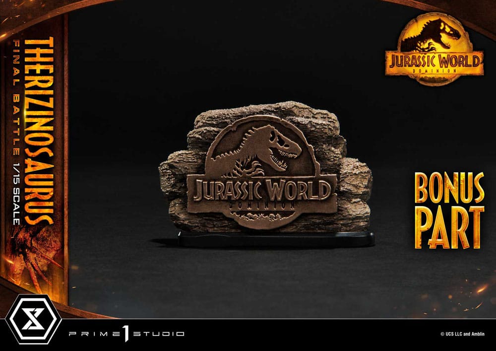 Jurassic World: Dominion Legacy Museum Collection Statue 1/15 Therizinosaurus Final Battle Bonus Version 55 cm