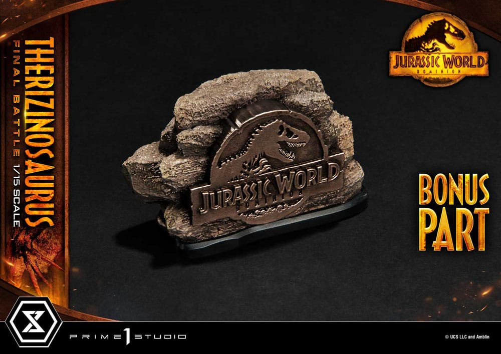 Jurassic World: Dominion Legacy Museum Collection Statue 1/15 Therizinosaurus Final Battle Bonus Version 55 cm