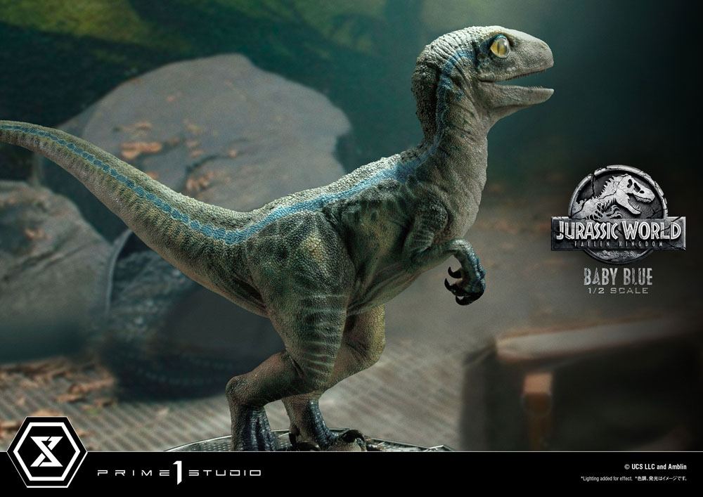 Jurassic World: Fallen Kingdom Prime Collectibles Statue 1/2 Baby Blue 34 cm