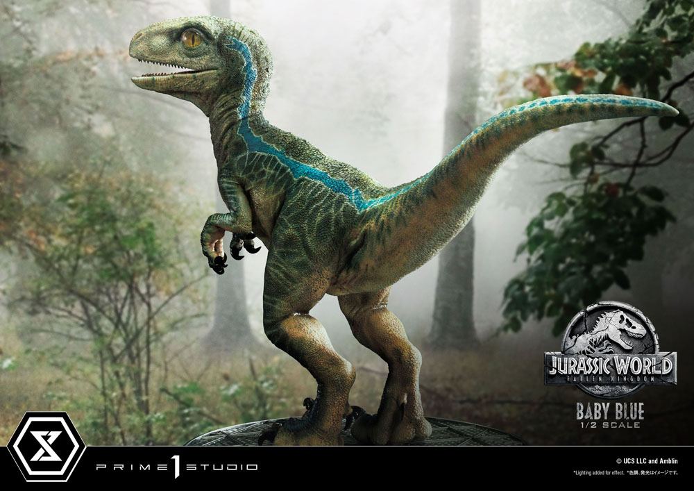 Jurassic World: Fallen Kingdom Prime Collectibles Statue 1/2 Baby Blue 34 cm